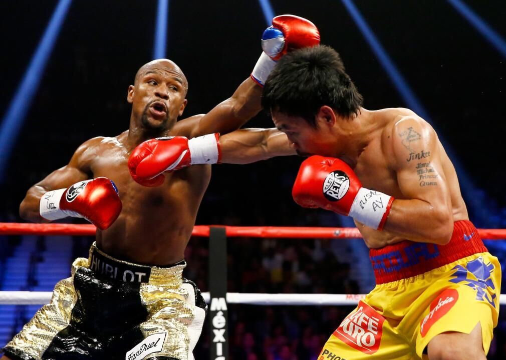 2015: Floyd Mayweather Jr. stops Manny Pacquiao